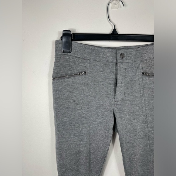 Athleta Ponte Moto 2.0 Skinny Ankle Mid Rise Grey Pants Women's Size 2 - Picture 12 of 16